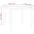 3 Piece Outdoor Dining Set Steel