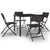 5 Piece Outdoor Dining Set Steel