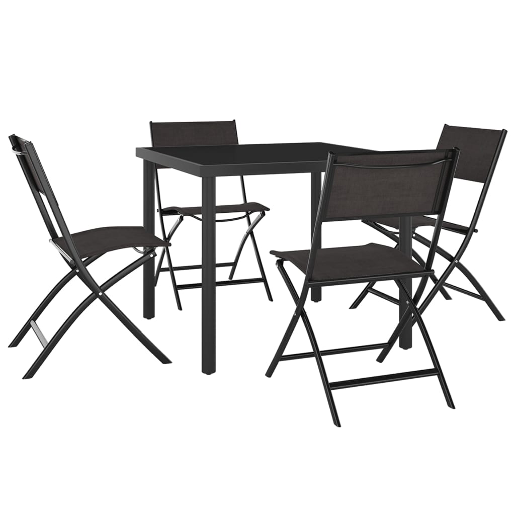 5 Piece Outdoor Dining Set Steel