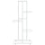 5-Floor Flower Stand 43x22x98 cm White Metal