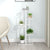 5-Floor Flower Stand 43x22x98 cm White Metal