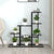 Flower Stand 94.5x25x88 cm Black Metal