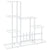 Flower Stand 94.5x25x88 cm White Metal
