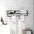 Towel Rack Black 95x25x22 cm Iron