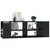 Wall-Mounted TV Cabinet High Gloss Black 102x35x35 cm Engineered Wood