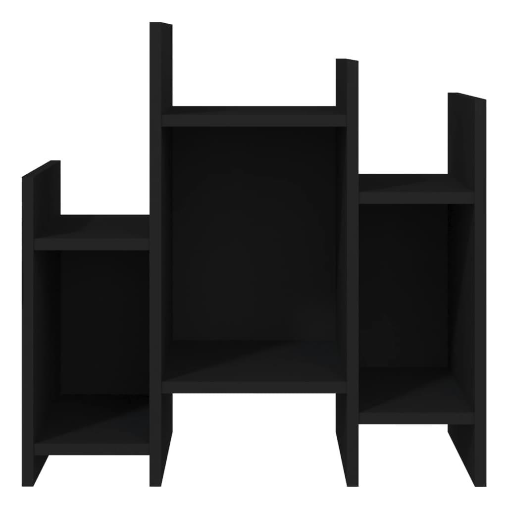 Side Cabinet Black 60x26x60 cm Engineered Wood