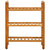 Shoe Rack with 3 Shelves 50x27x60 cm Solid Oak Wood
