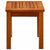 Garden Coffee Table 50x35x36 cm Solid Acacia Wood
