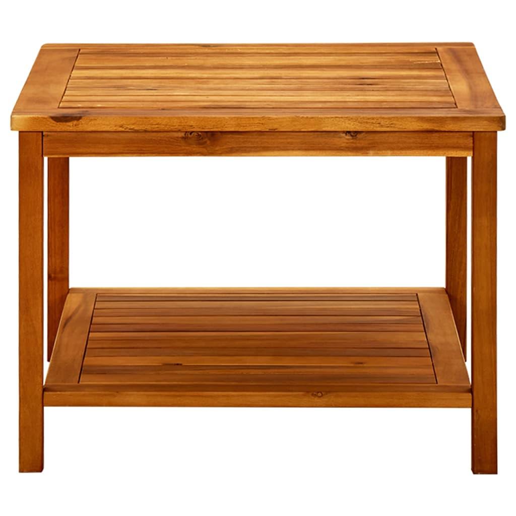 Coffee Table 60x60x45 cm Solid Acacia Wood