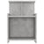 Bed Cabinet Concrete Grey 40x35x60 cm Engineered Wood