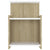 Bed Cabinets 2 pcs White and Sonoma Oak 40x35x60 cm Engineered Wood