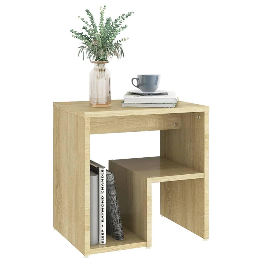Bed Cabinet Sonoma Oak 40x30x40 cm Engineered Wood