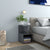 Bedside Cabinets 2 pcs High Gloss Grey 35x35x55 cm Engineered Wood