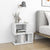 Bedside Cabinet White 50x30x51.5 cm Engineered Wood