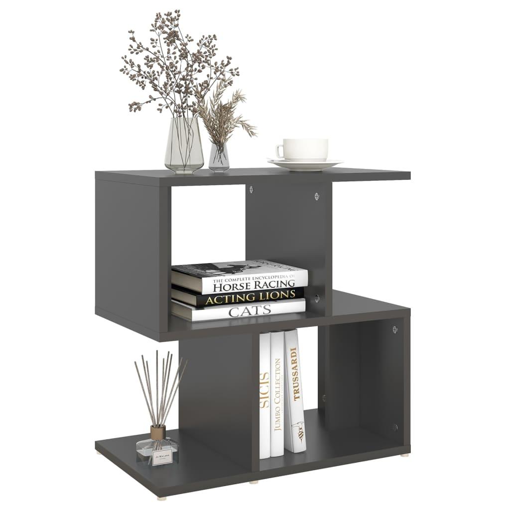 Bedside Cabinets 2 pcs Grey 50x30x51.5 cm Engineered Wood