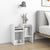 Bedside Cabinets 2 pcs High Gloss White 50x30x51.5 cm Engineered Wood