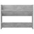 Wall Shoe Cabinet Concrete Grey 80x18x60 cm Engineered Wood