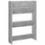 Wall Shoe Cabinets 2 pcs Concrete Grey 60x18x90 cm Engineered Wood
