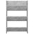 Wall Shoe Cabinets 2 pcs Concrete Grey 60x18x90 cm Engineered Wood