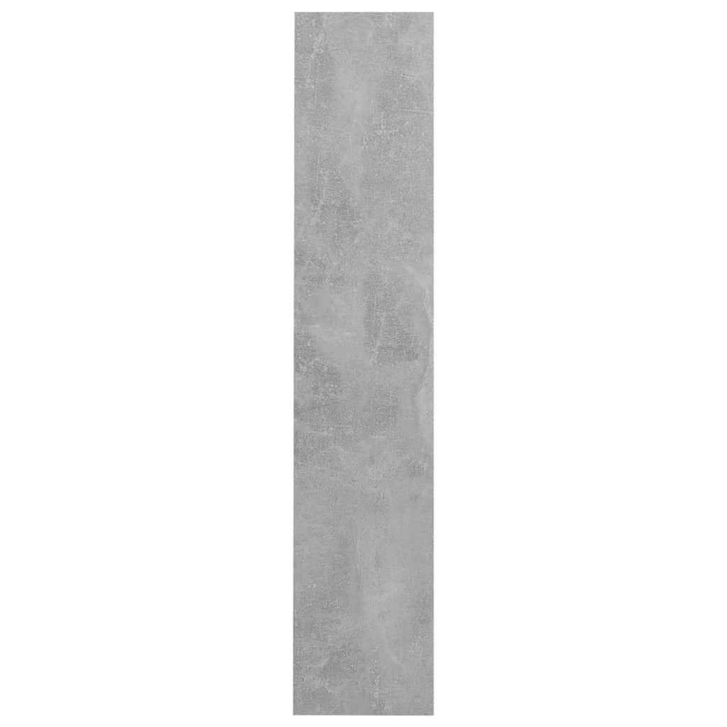 Wall Shoe Cabinets 2 pcs Concrete Grey 60x18x90 cm Engineered Wood