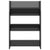 Wall Shoe Cabinets 2 pcs High Gloss Grey 60x18x90 cm Engineered Wood
