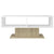 Coffee Table White and Sonoma Oak 103.5x50x44.5 cm Engineered Wood