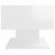 Coffee Table High Gloss White 103.5x50x44.5 cm Engineered Wood