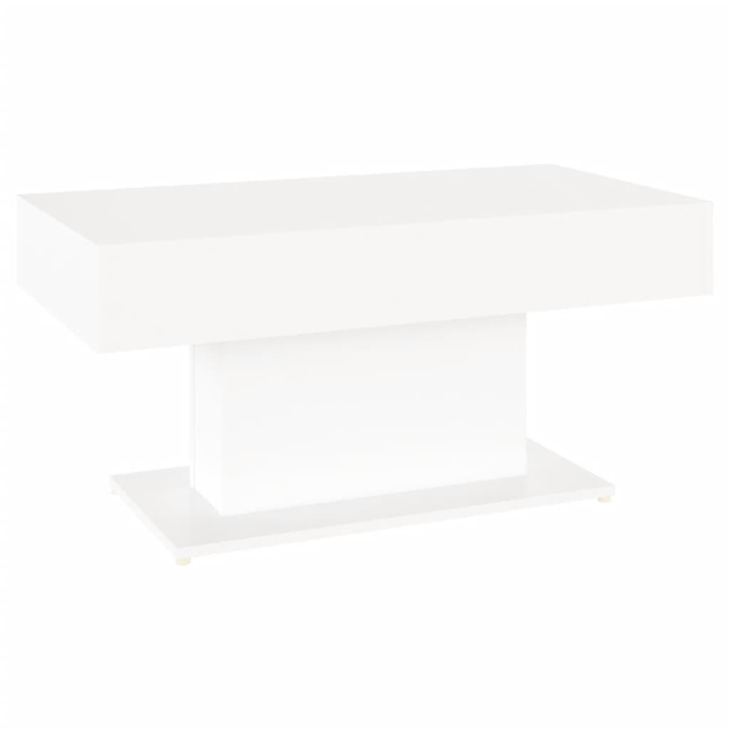 Coffee Table White 96x50x45 cm Engineered Wood