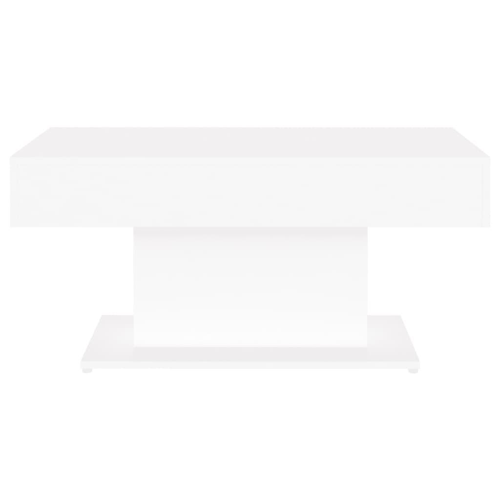 Coffee Table White 96x50x45 cm Engineered Wood