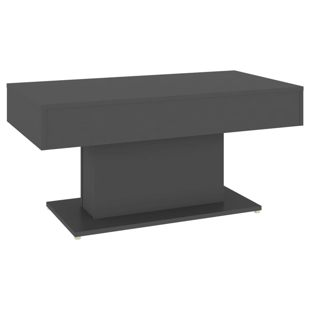 Coffee Table Grey 96x50x45 cm Engineered Wood