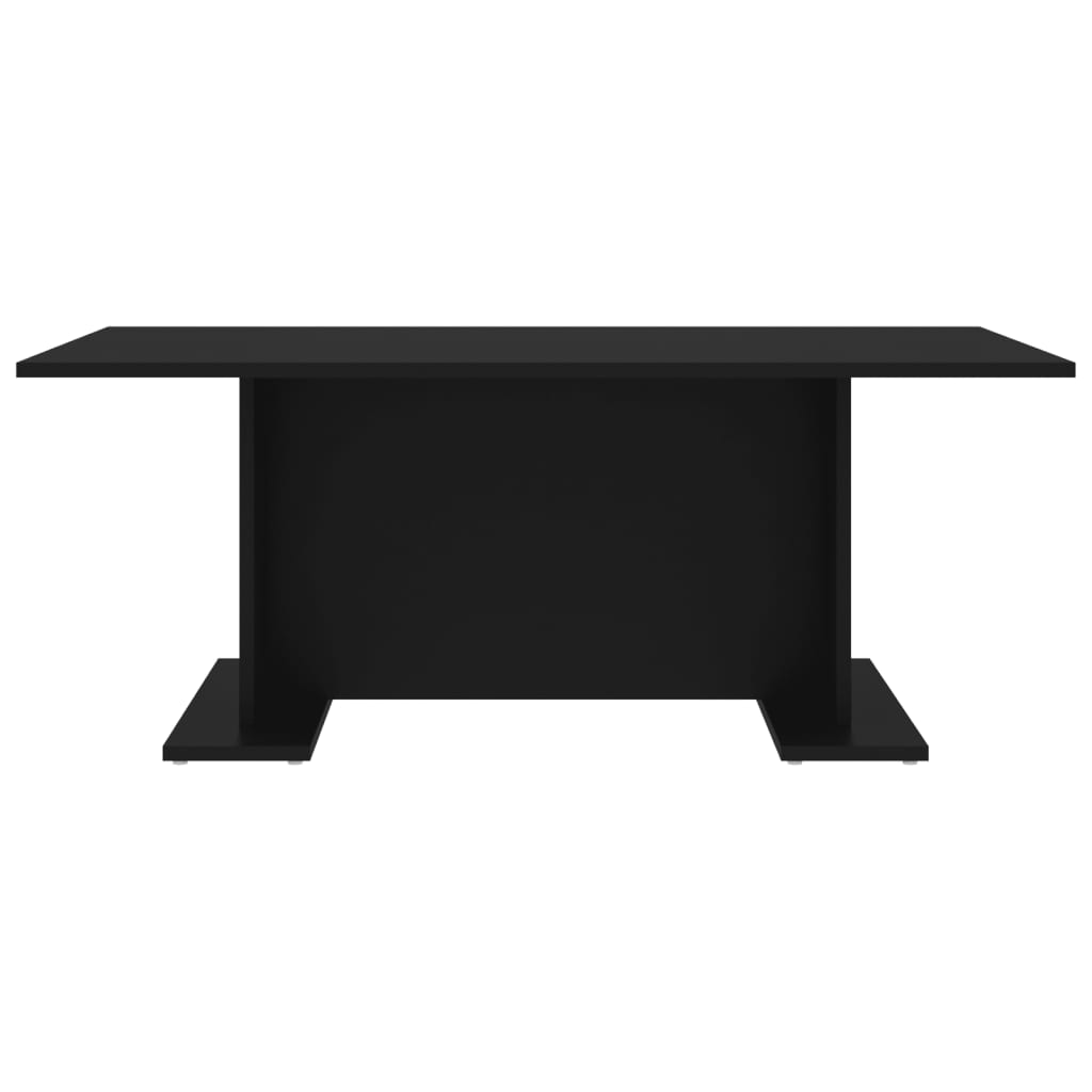 Coffee Table Black 103.5x60x40 cm Engineered Wood
