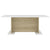 Coffee Table White and Sonoma Oak 103.5x60x40 cm Engineered Wood