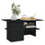 Coffee Table Black 90x60x46.5 cm Engineered Wood