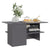 Coffee Table High Gloss Grey 90x60x46.5 cm Engineered Wood