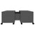 Coffee Table Grey 75x75x38 cm Engineered Wood