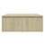 Coffee Table Sonoma Oak 80x80x31 cm Engineered Wood