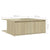 Coffee Table Sonoma Oak 80x80x31 cm Engineered Wood