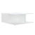 Coffee Table High Gloss White 80x80x31 cm Engineered Wood