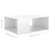 Coffee Table High Gloss White 90x67x33 cm Chipboard