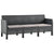 2 Piece Garden Lounge Set with Cushions PP Rattan Anthracite