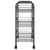 3-Tier Kitchen Trolley Black 46x26x64 cm Iron