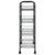 4-Tier Kitchen Trolley Black 46x26x85 cm Iron