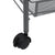 4-Tier Kitchen Trolley Grey 46x26x85 cm Iron