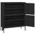 Storage Cabinet Black 80x35x101.5 cm Steel