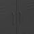 Storage Cabinet Black 80x35x101.5 cm Steel