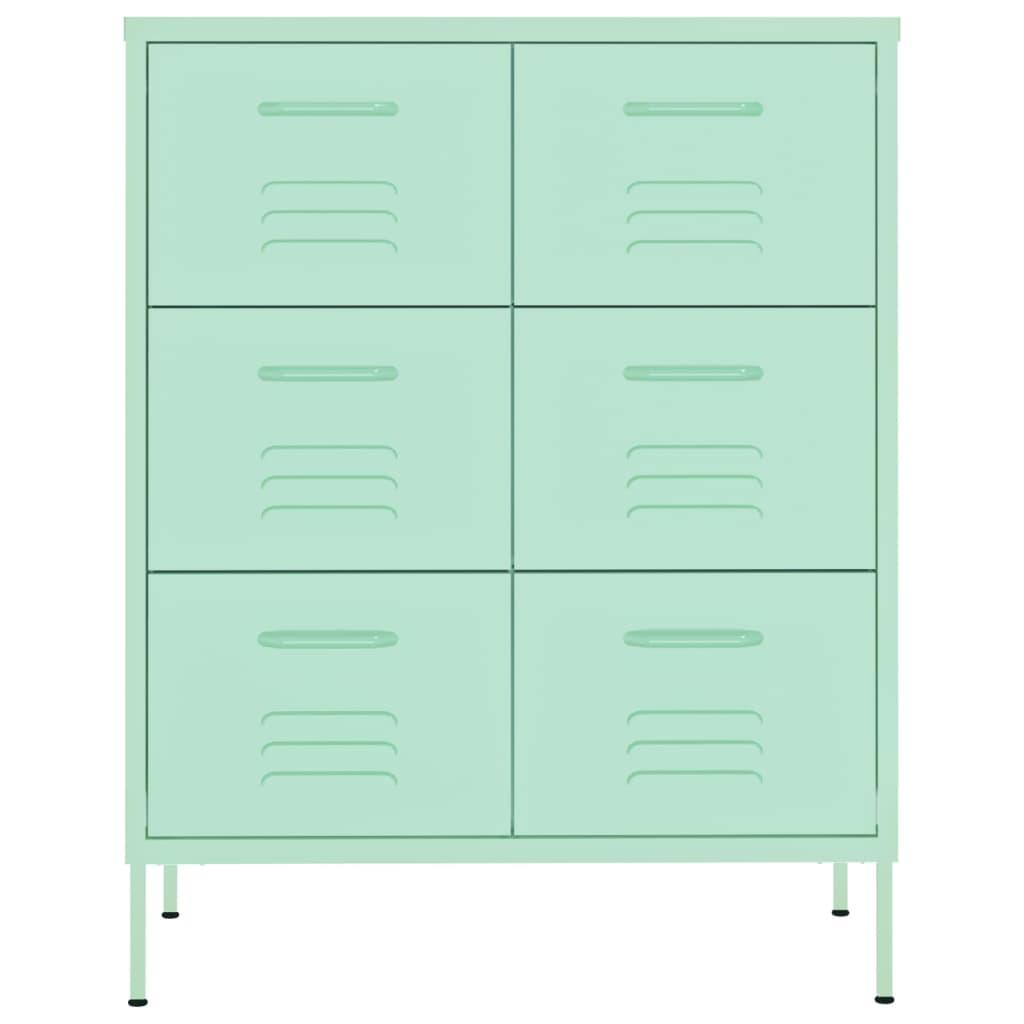Drawer Cabinet Mint 80x35x101.5 cm Steel