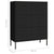 Drawer Cabinet Black 80x35x101.5 cm Steel