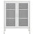 Storage Cabinet White 80x35x101.5 cm Steel