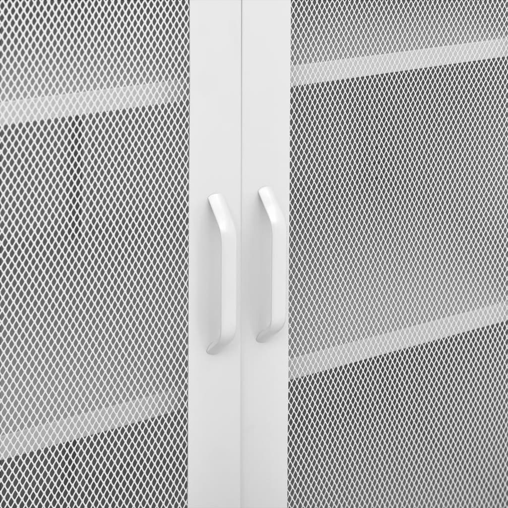 Storage Cabinet White 80x35x101.5 cm Steel