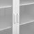 Storage Cabinet White 80x35x101.5 cm Steel